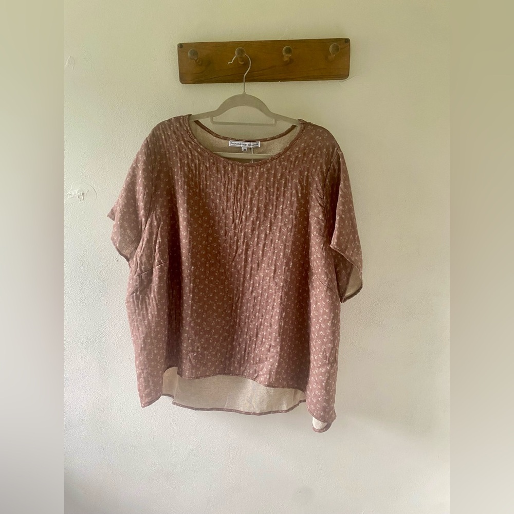 NWT Main Street Exchange Floral Top, 3X